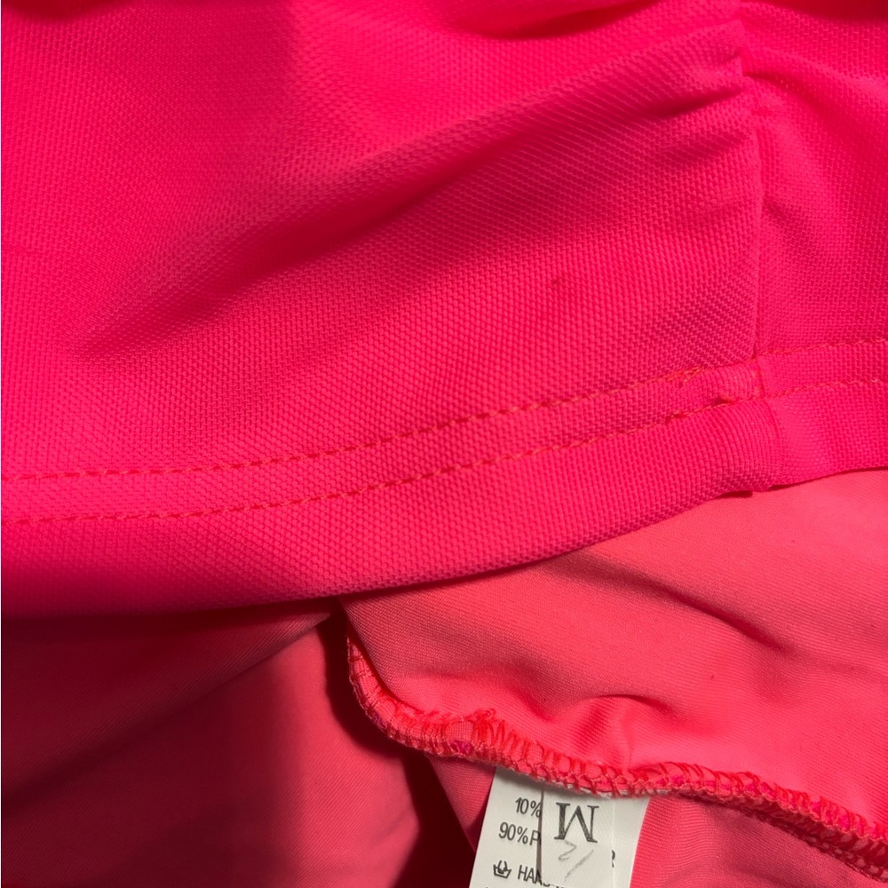 Ruched Pink Maxi Dress with Straps - Picture 3 of 4